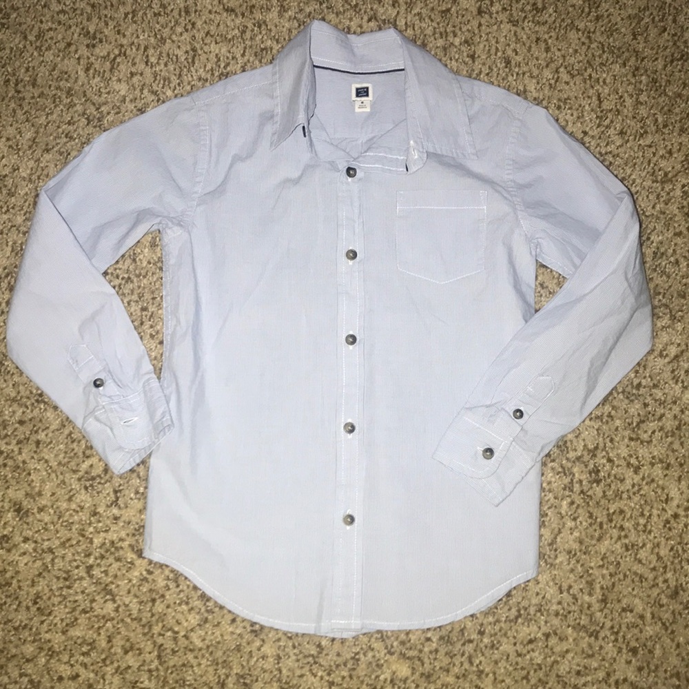 Janie and Jack seersucker button-down**